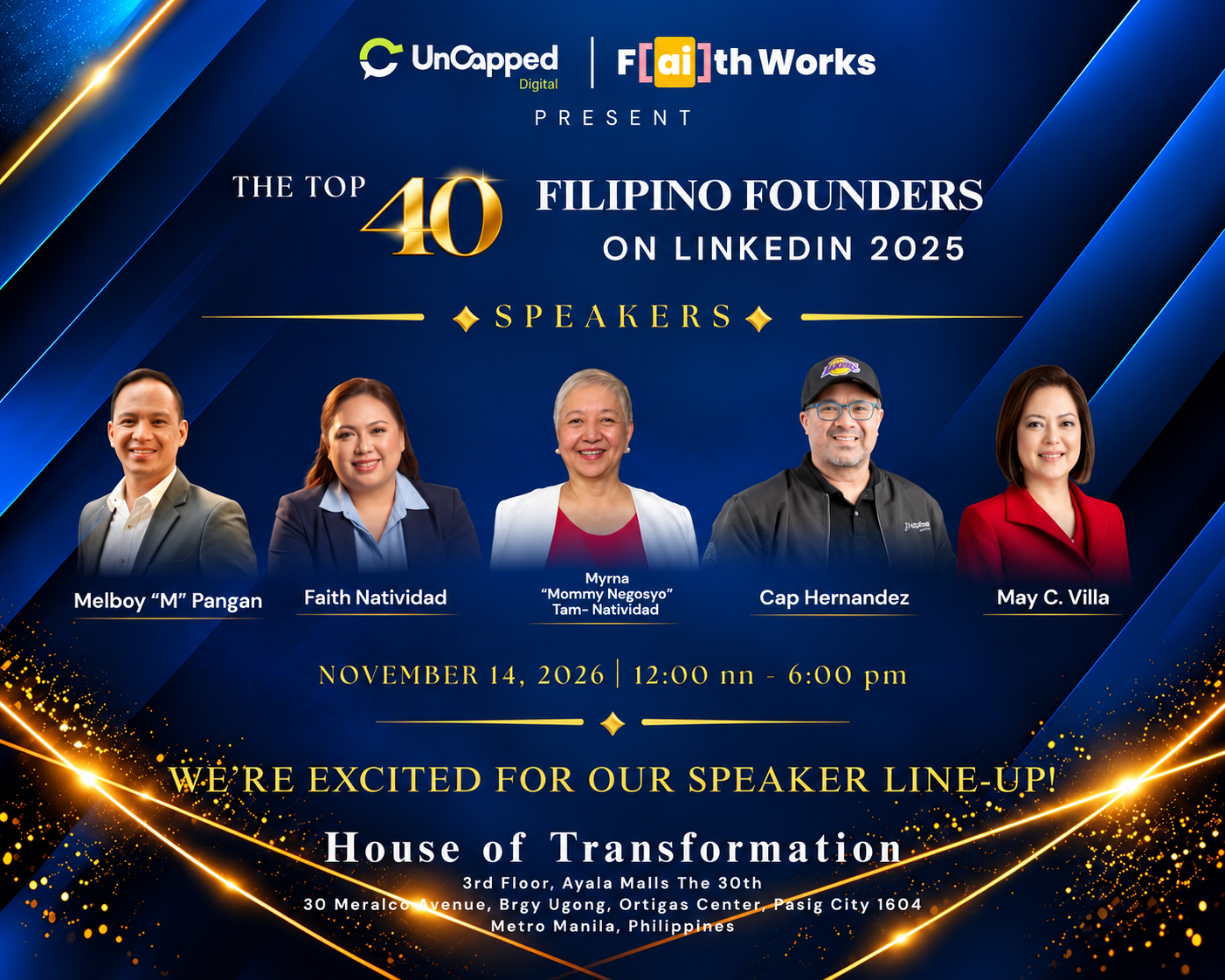 Top 40 Founders poster